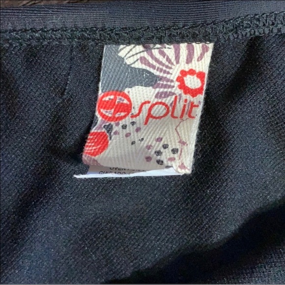 Split | Black + Red Anchor Hearts String Bikini Bottoms | Adjustable Water Wear - Picture 7 of 9